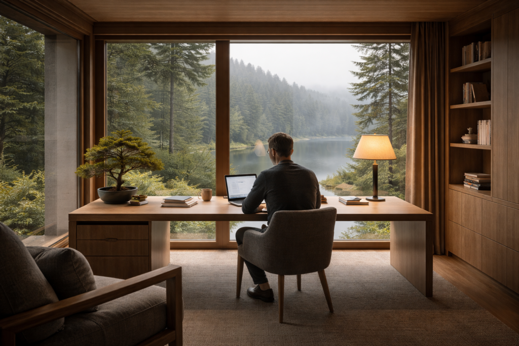 The Monastic Professional: Why Radical Seclusion is the New High-End Productivity Tier Some high income professionals now seek deep seclusion for focused work, turning isolation into a priced feature of elite productivity culture.